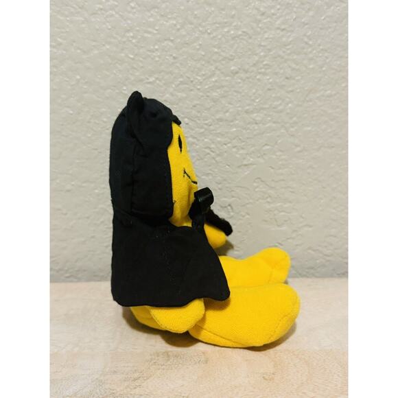 Vintage Shanghai Elcee Toy Co Cat Bat Devil Smiley Cape Plush Halloween 6” - Picture 4 of 5